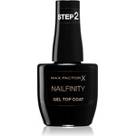MAX Factor Nailfinity Gel Top Coat гел топ лак за нокти цвят 100 The Finale 12ml