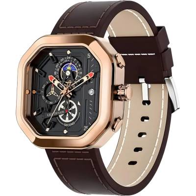 LIGE Часовник lige fr-29514 - Кафяво / Злато Розово kp29514 (fr-29514)