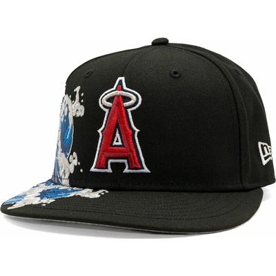 New Era MLB "Tidal Wave" 59FIFTY Anaheim Angels Black