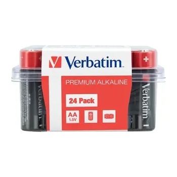Image 1 of Verbatim Батерия, Verbatim ALKALINE BATTERY AA 24 PACK (BOX) (49505)