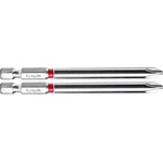 Fortum вкарващ накрайник PH, 2 бр. , стомана S2; PH 3x90mm, в блистери