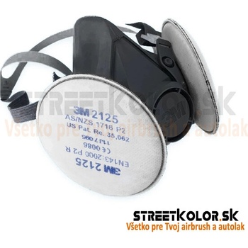 3M Polomaska 6100 S prachový predfilter 2125 P2