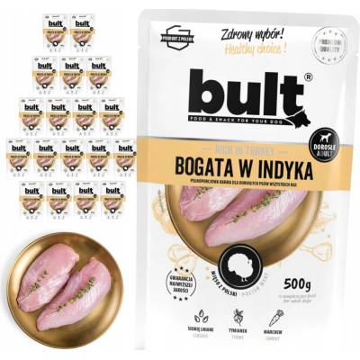 Bult Premium paštéta morčacie pre dospelé psy 500 g