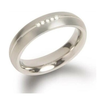 Boccia Titanium Snubní prsten s diamanty 0130 0357