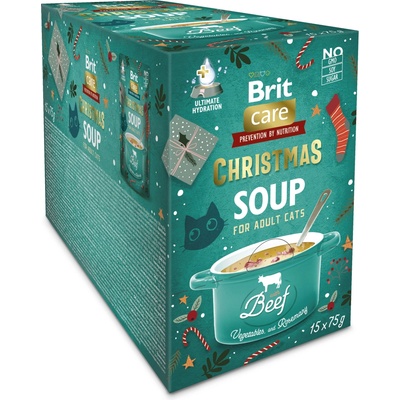 Brit Care Cat Christmas Soup Hovädzia 75 g