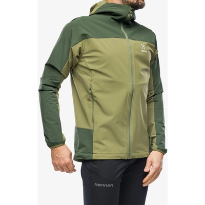 Haglofs Moran Softshell Hood olive green/seaweed green