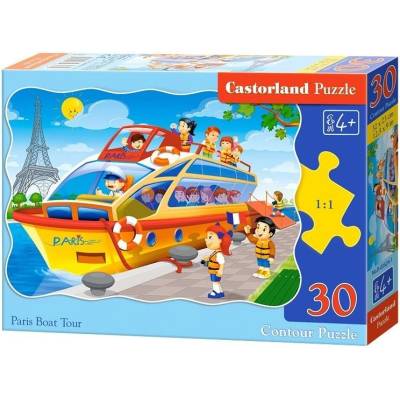 Castorland Výlet lodí Paříží 30 dílků