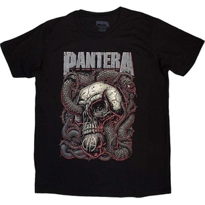Pantera Serpent Skull Тениска с къс ръкав Black S (PANTS08MB01)