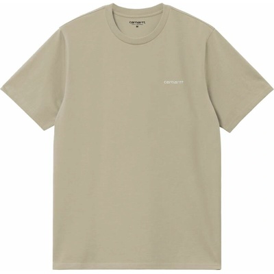 Carhartt WIP Script Embroidery S/S béžová