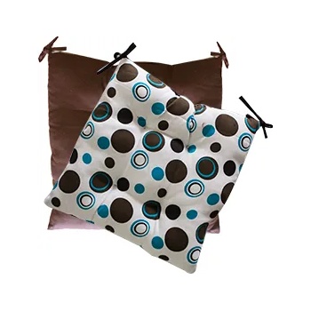 Image 1 of Mira-N Възглавница двулицева КАФЯВА С ТОЧКИ (0198497)