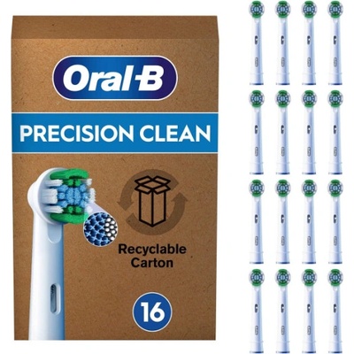Oral-B Електрически глави за четка за зъби, Oral-B Pro Aufsteckbürsten, 16er, Бял (859773)