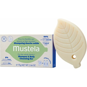 Mustela Shampoo & Body Cleansing Bar tuhý šampon s vyživujícím účinkem 75 g