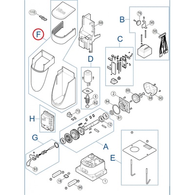 SPCG008700 kit krytu pro SLH400