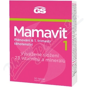 GS Mamavit 1 Plánování a 1.trimestr 30 tablet