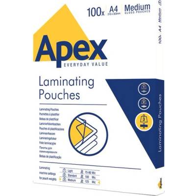 Фолио за ламиниране Apex, A4, 125 m, 100 броя (1074220024)