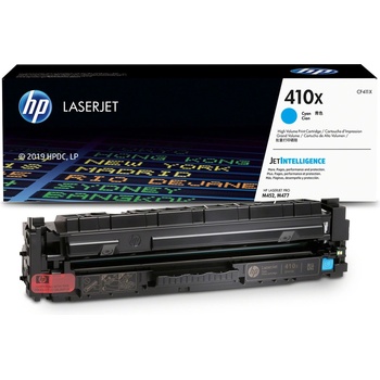 HP 410X originální tonerová kazeta azurová CF411X