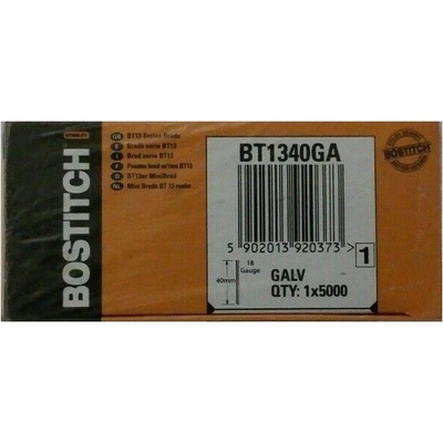 Bostitch hřebíčky BT13 - 40mm pozink 5.000ks v bal. BT1340GA