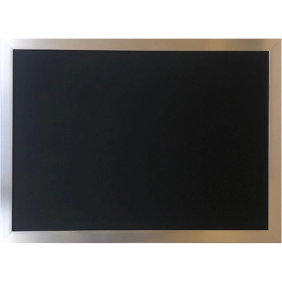 Toptabule.sk CHRM00 Čierna kriedová tabuľa PREMIUM v chromovom ráme 100 x 200 cm / magneticky