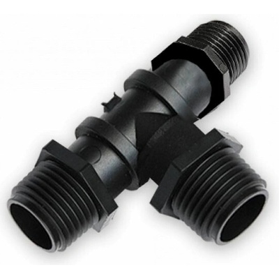 Bradas Záhradný T-kus 3 x 3/4" vonkajší závit