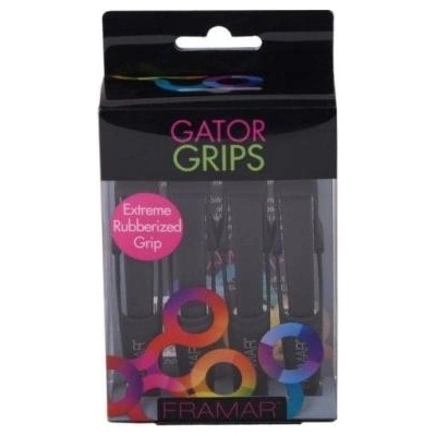Framar Gator Grips Pineta krokodýl Black 4ks