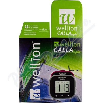 Wellion Calla Light glukometer set červená