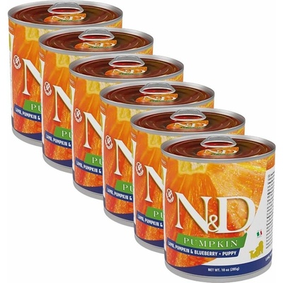 N&D dog Puppy Pumpkin & Lamb & Blueberry 6 x 285 g