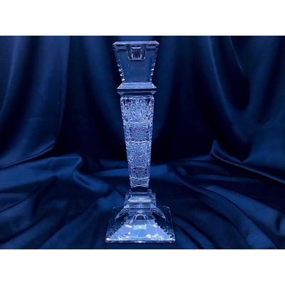 Krištálový brúsený svietnik 25,5 cm