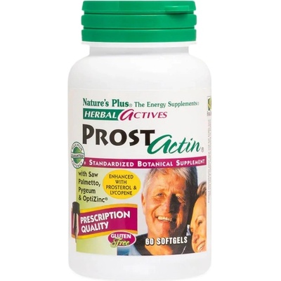NaturesPlus Prost Actin | with Pygeum & Saw Palmetto [60 капсули]