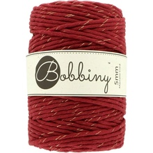 Bobbiny Macrame Cord Golden Wine Red 5mm 100m