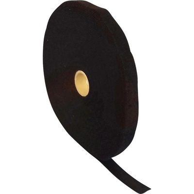 FASTECH® T0601099991125 pásek se suchým zipem ke spojování háčková a flaušová část (d x š) 25000 mm x 10 mm černá 25 m