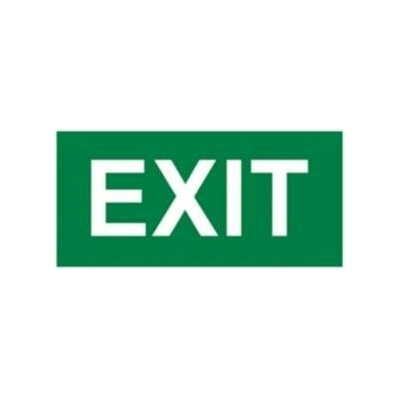 Informační samolepka exit 8 x16 cm