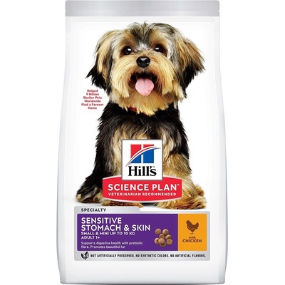 Hill’s Science Plan Adult 1+ Sensitive Stomach & Skin Small & Mini Chicken 3 kg