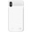 Baseus Plaid Backpack Power Bank Battery Case 3500mAh - удароустойчив кейс с вградена батерия за iPhone XS, iPhone X (бял)