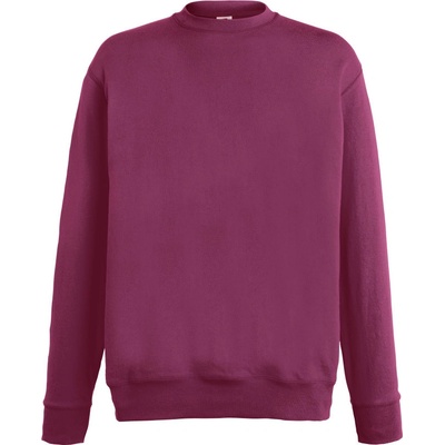 Fruit of the Loom mikina Lightweight Set-In Sweat, pánská COT16215637001 burgundy