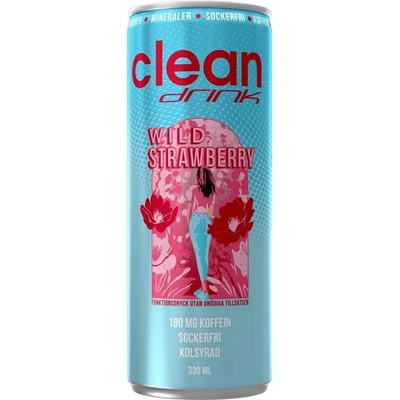 Clean Drink Divoká Jahoda 330 ml