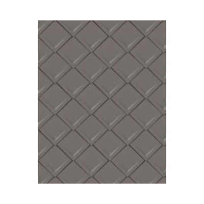 Prefa Falcovaná šablona 290 x 290 Základní šablona Stucco P.10 Světle šedá