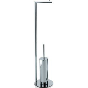 DECOR WALTHER Поставка за тоалетна хартия и четка за тоалетна Straight хром (0506100)