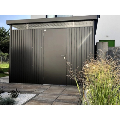 Biohort HighLine H5 jednokřídlé dveře 254 x 294 cm tmavě šedá metalíza 8000,816