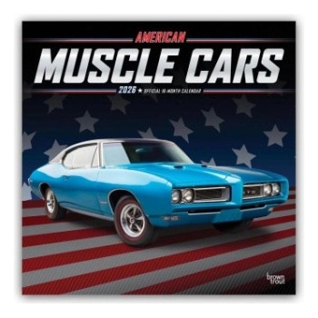 Browntrout Verlags GmbH American Muscle Cars - Muskel-Autos 2026 - 16-Monatskalender