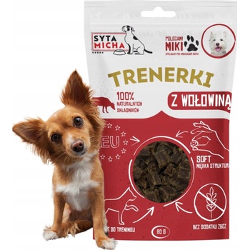 Syta Micha Trénerky s hovädzím mäsom pre psa 80 g