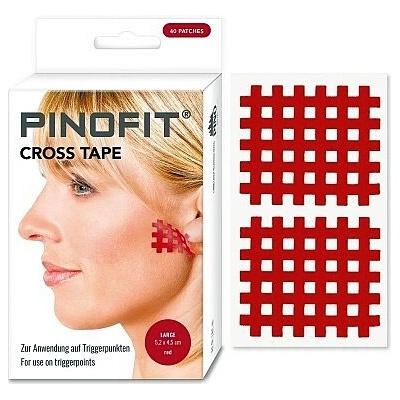 Pinofit cross tape veľký červený 5,2 x 4,5 cm 40 ks
