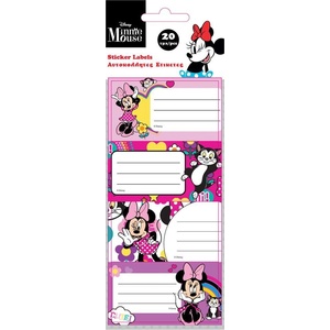 Diakakis Етикети за тетрадка, Minnie, оп. 20 (30090-А-MINNIE)