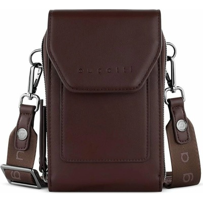 Bugatti dámská taška přes rameno crossbody na doklady ALMATA 49665302 hnědá