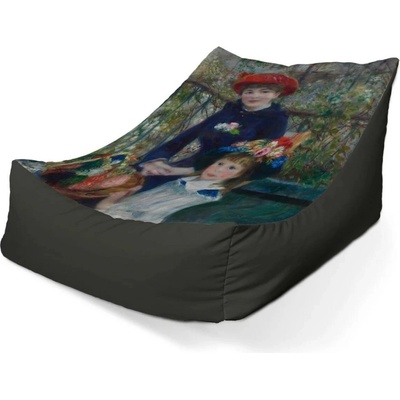 Sablio Sedací vak Lounge Dvě sestry (Na Terase) Pierre-Auguste Renoir 120 x 100 x 80 cm