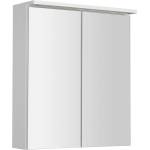 SAPHO KAWA - Огледален шкаф с LED осветление, 60x70x22 см, бял WGL60S (WGL60S)