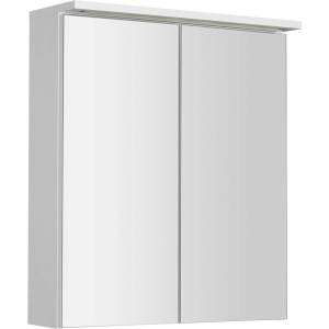 SAPHO KAWA - Огледален шкаф с LED осветление, 60x70x22 см, бял WGL60S (WGL60S)