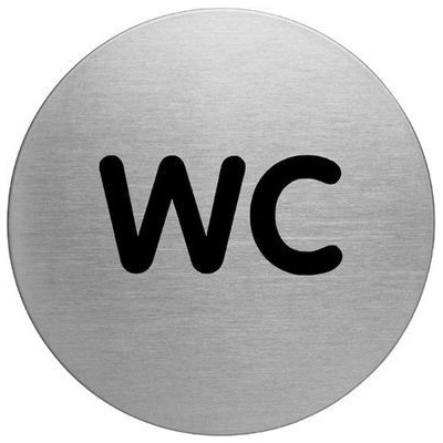 Piktogram WC text