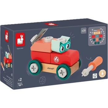 Janod Дървена количка Janod - Коте (J06452)