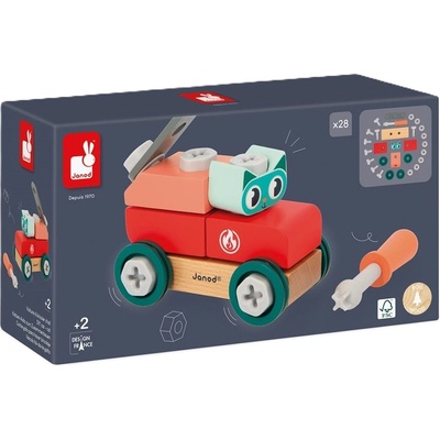 Janod Дървена количка Janod - Коте (J06452)