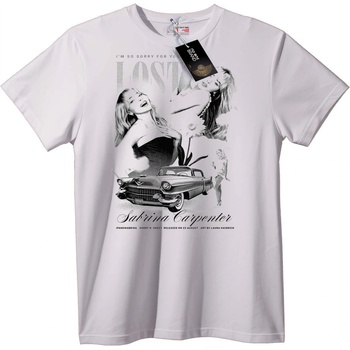 NOONEBRAND Тениска LOST Sabrina Carpenter - 2XL, White